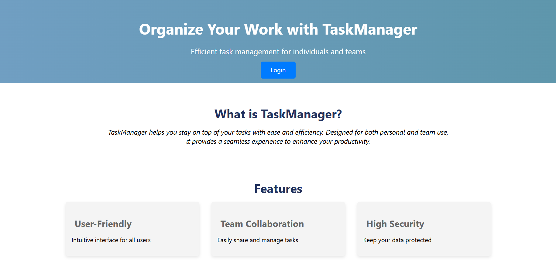 Task Manager